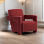 Modern Living Room Sofa Chairs Velvet Lounge Chair ArmChair for Villa Aparmtment Home Hotel