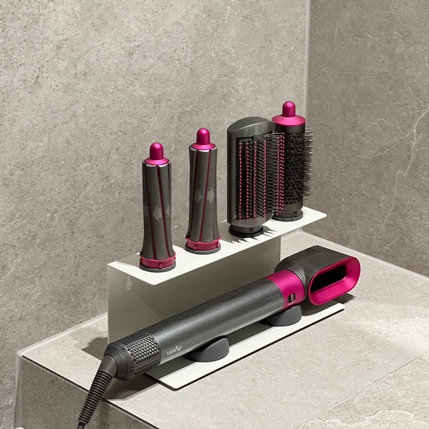 Bathroom Shelf Wall Mounted Hair Dryer Curling Iron Blow Hair Dryer Holder Rack Stand Hanger for dyson - Image 3