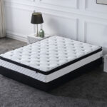 Luxury Double Size Bonnell Spring Mattress Comfort Foam with Roll-Up Pillow Top Design Bedroom Hotel Furniture Use