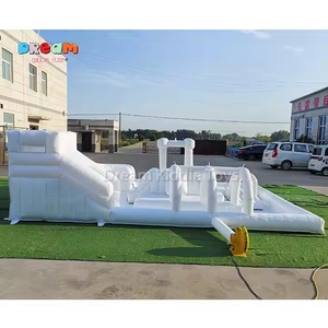 Cool, Clean, and Full of Fun! The Ultimate White Water Obstacle Bounce House! - Image 4